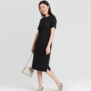 A new day T-shirt dress - Black - XS